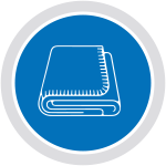 Blue Brits Blankets Icon